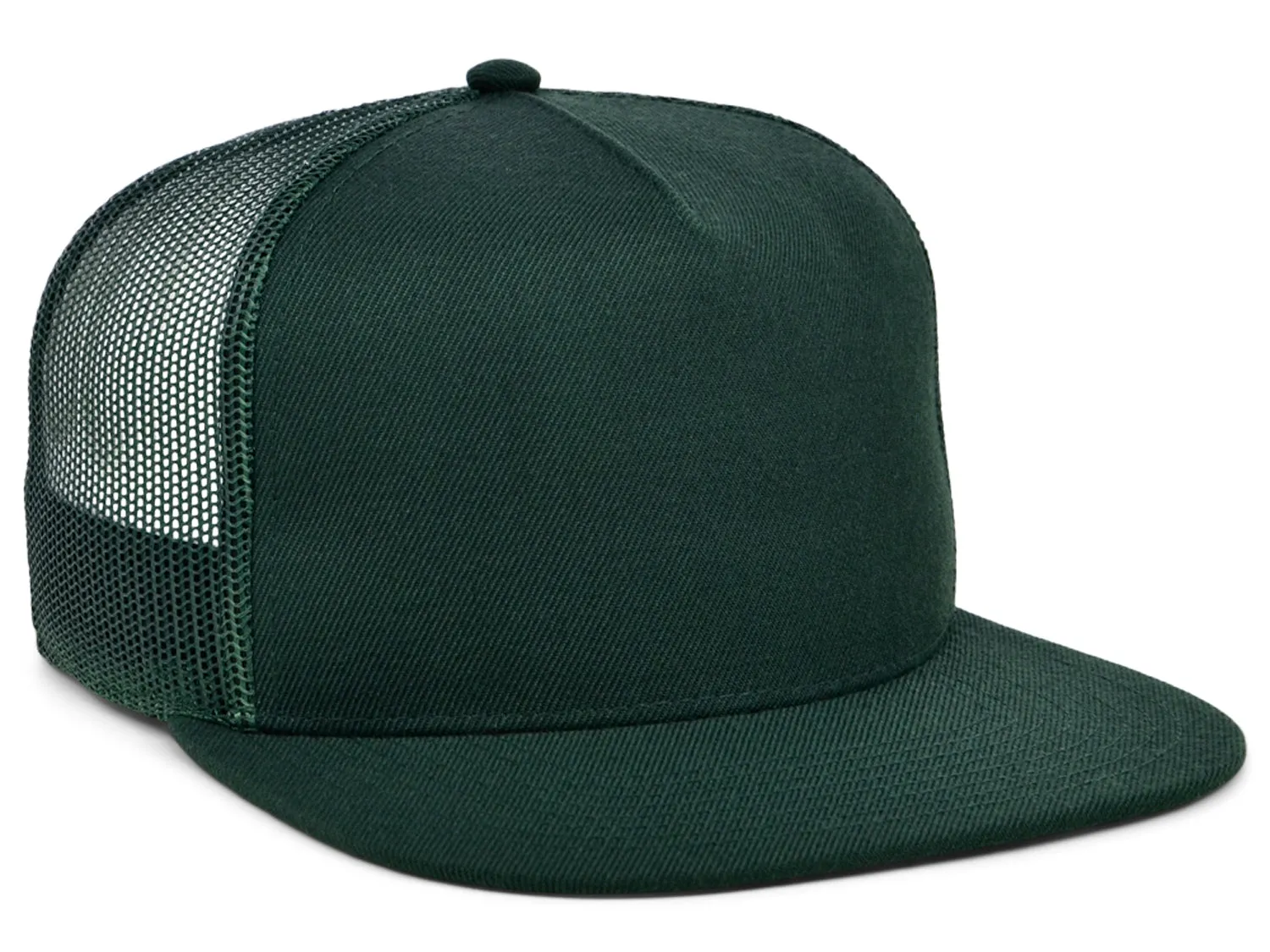 Crowns by Lids Essential 5-Panel Trucker - Dark Green