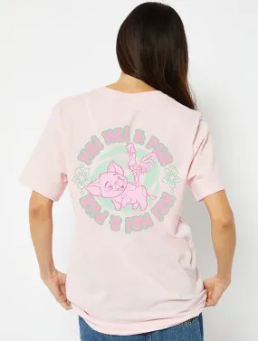 Disney Hei Hei & Pua T-Shirt in Pink