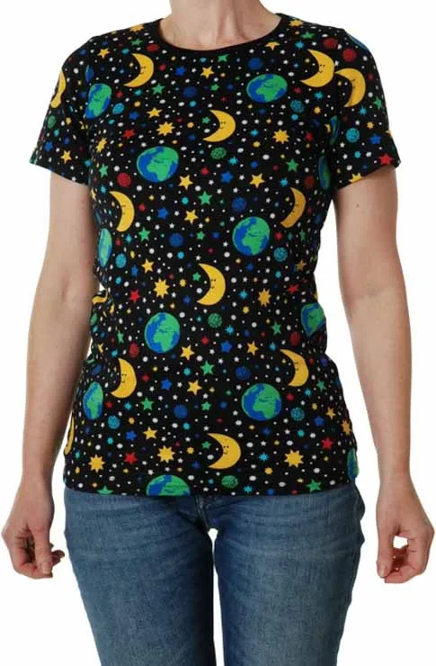 DUNS Short Sleeved T-shirt Adult - Mother Earth Black