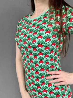 DUNS Short Sleeved T-shirt Adult - Radish Electric Green