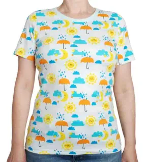DUNS Short Sleeved T-shirt Adult - Sun and Rain