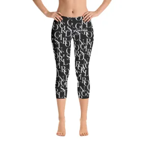 ELEVATED ESSENTIALS, THE PERFECT CAPRI BLACK AND WHITE GIRLSTRONG
