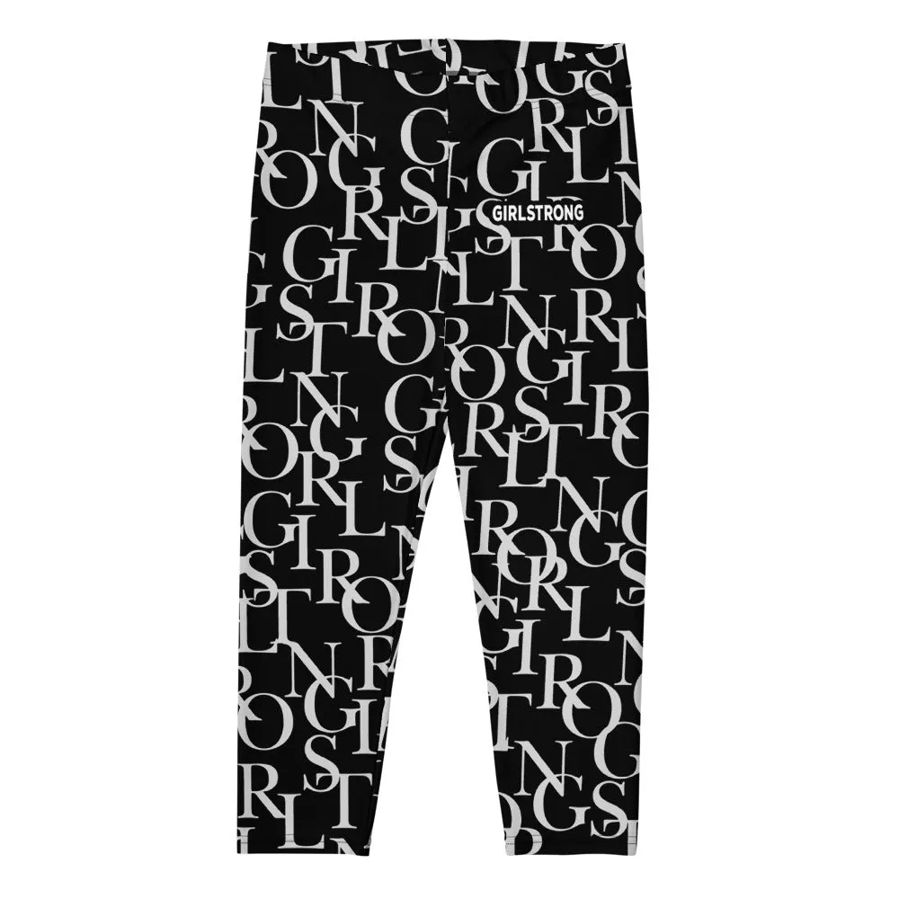 ELEVATED ESSENTIALS, THE PERFECT CAPRI BLACK AND WHITE GIRLSTRONG