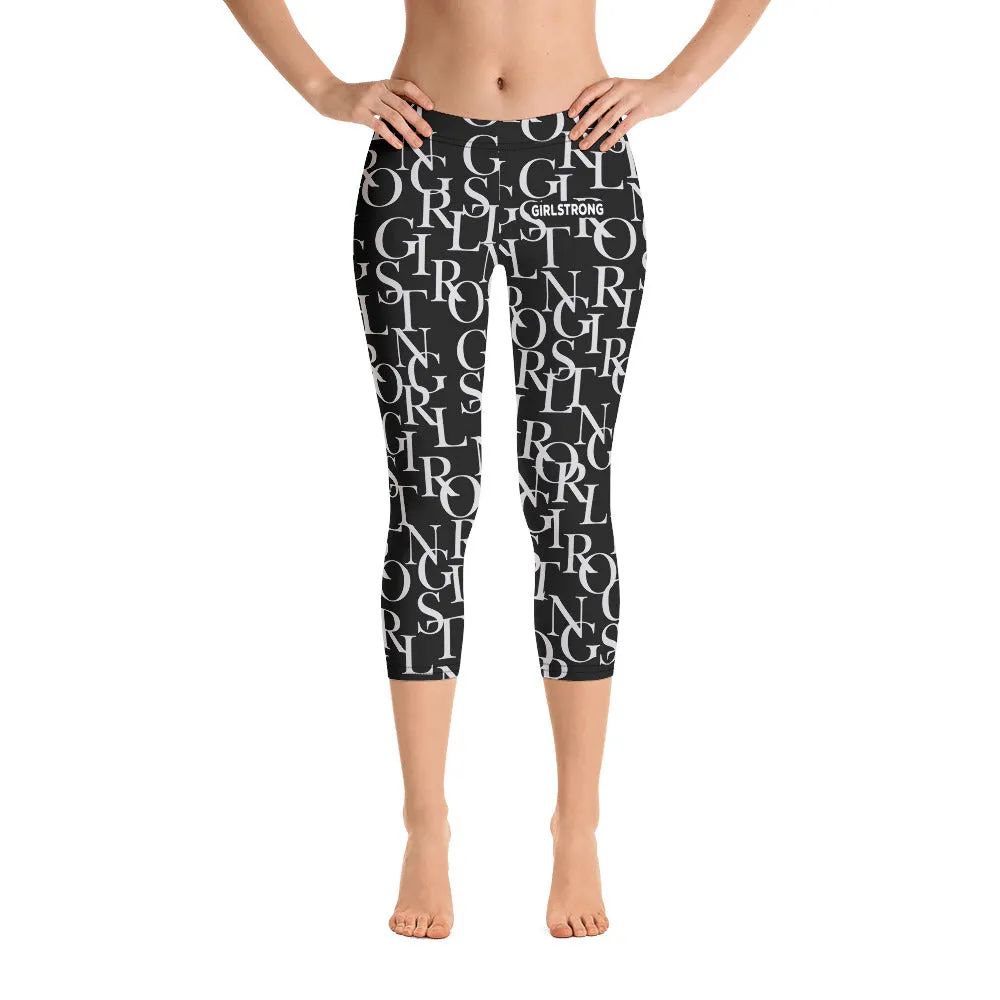 ELEVATED ESSENTIALS, THE PERFECT CAPRI BLACK AND WHITE GIRLSTRONG