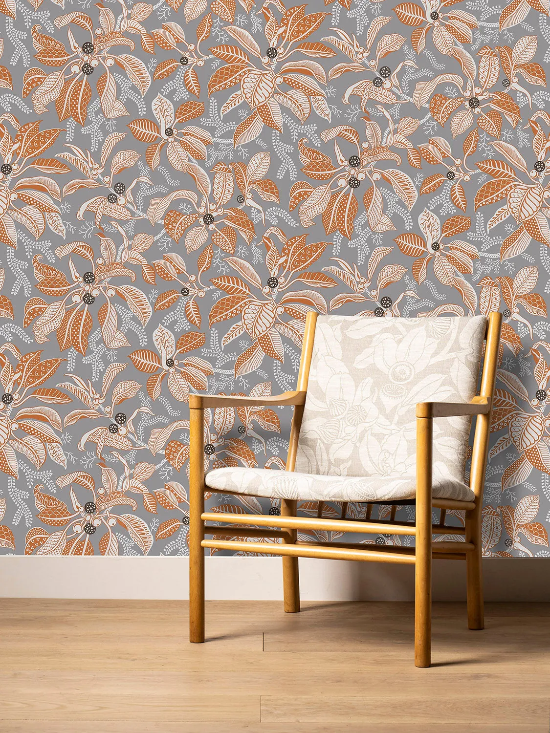 Fig Grey Wallpaper