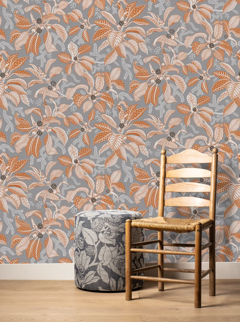 Fig Grey Wallpaper