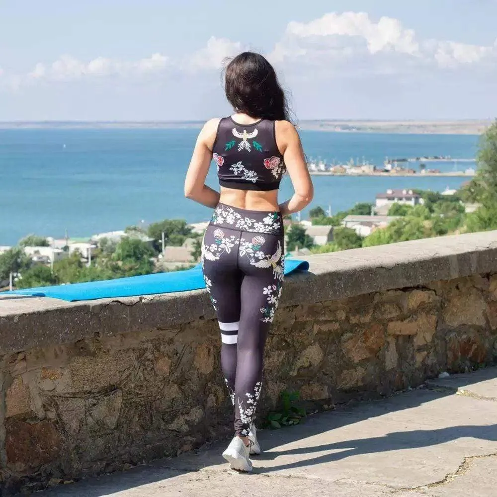 Flora 2 Piece Printed Activewear Set