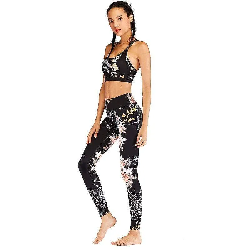 Flora 2 Piece Printed Activewear Set
