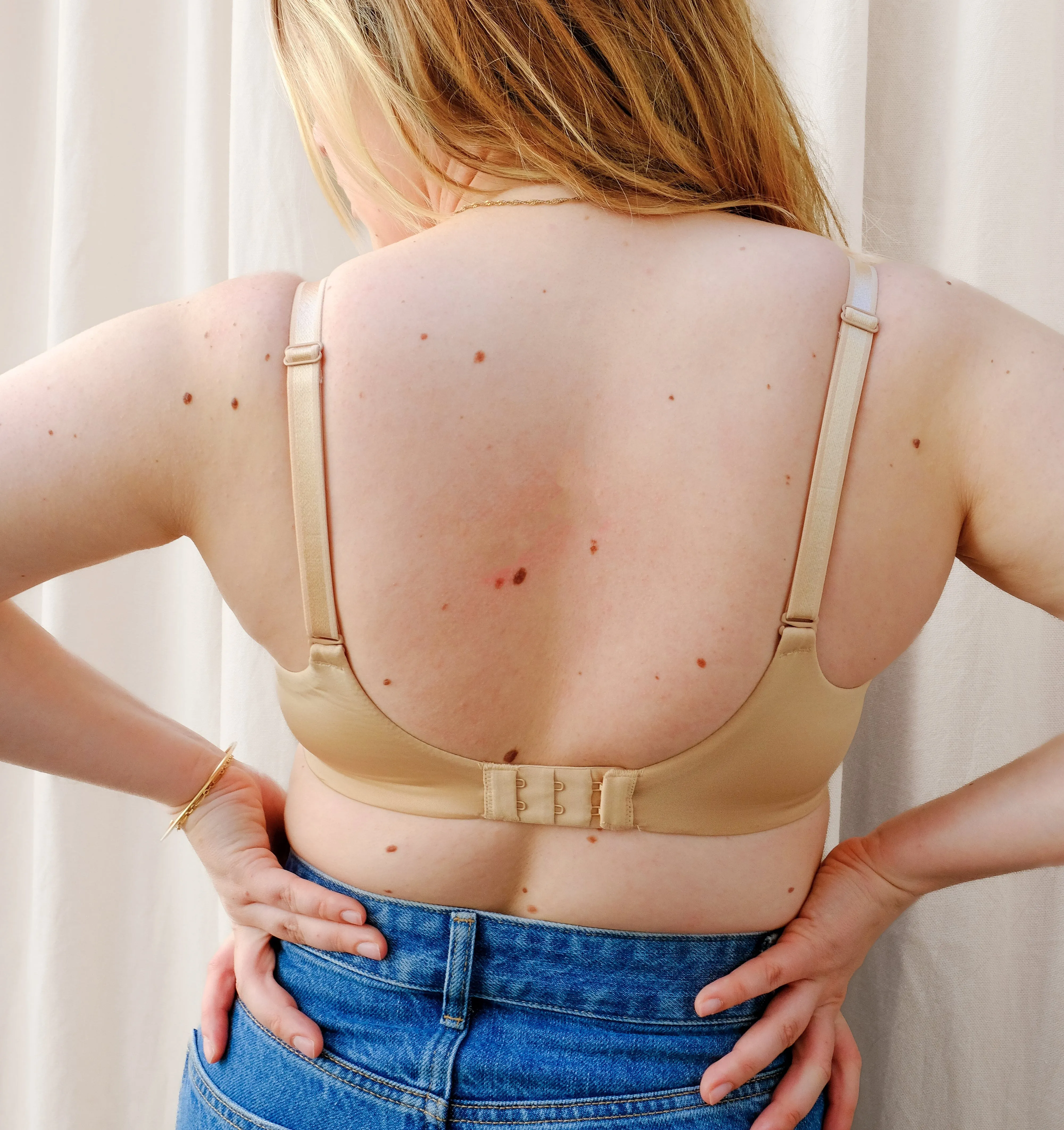 Full support D  t-shirt bra [Beige]