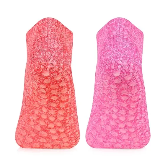 Girls Anti-Skid (Gripper) Yoga Socks In Combo - Pack Of 2