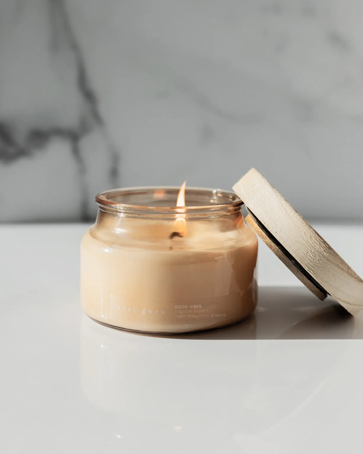 Good Vibes Coconut Soy Candle - Glass Jar