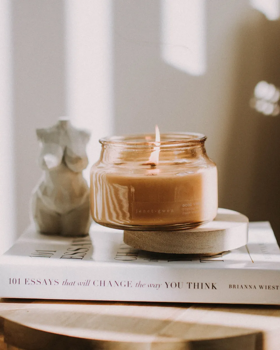 Good Vibes Coconut Soy Candle - Glass Jar