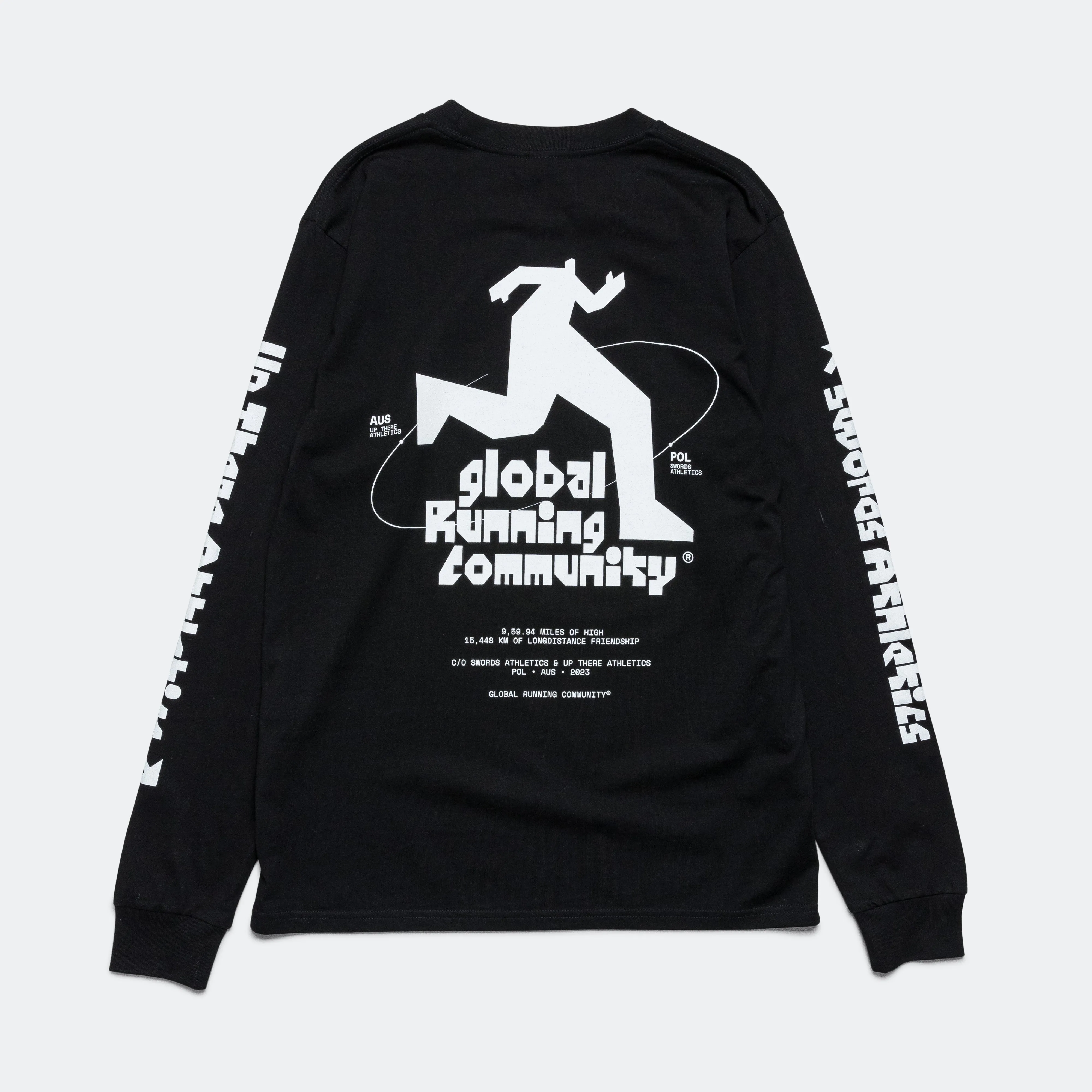 GRC L/S T-Shirt × Swords - Black