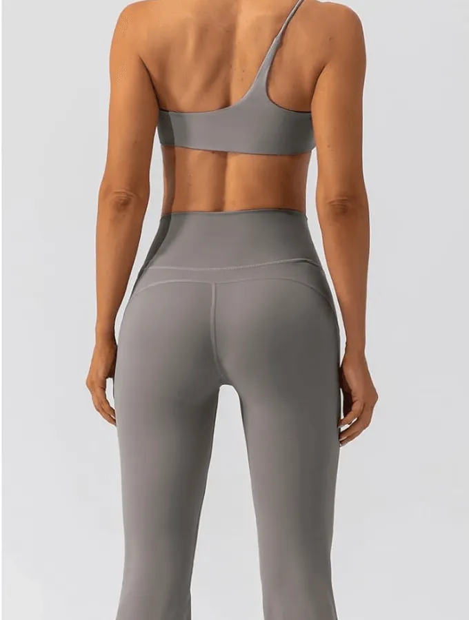 HIGH WAISTED YOGA SET - ASH