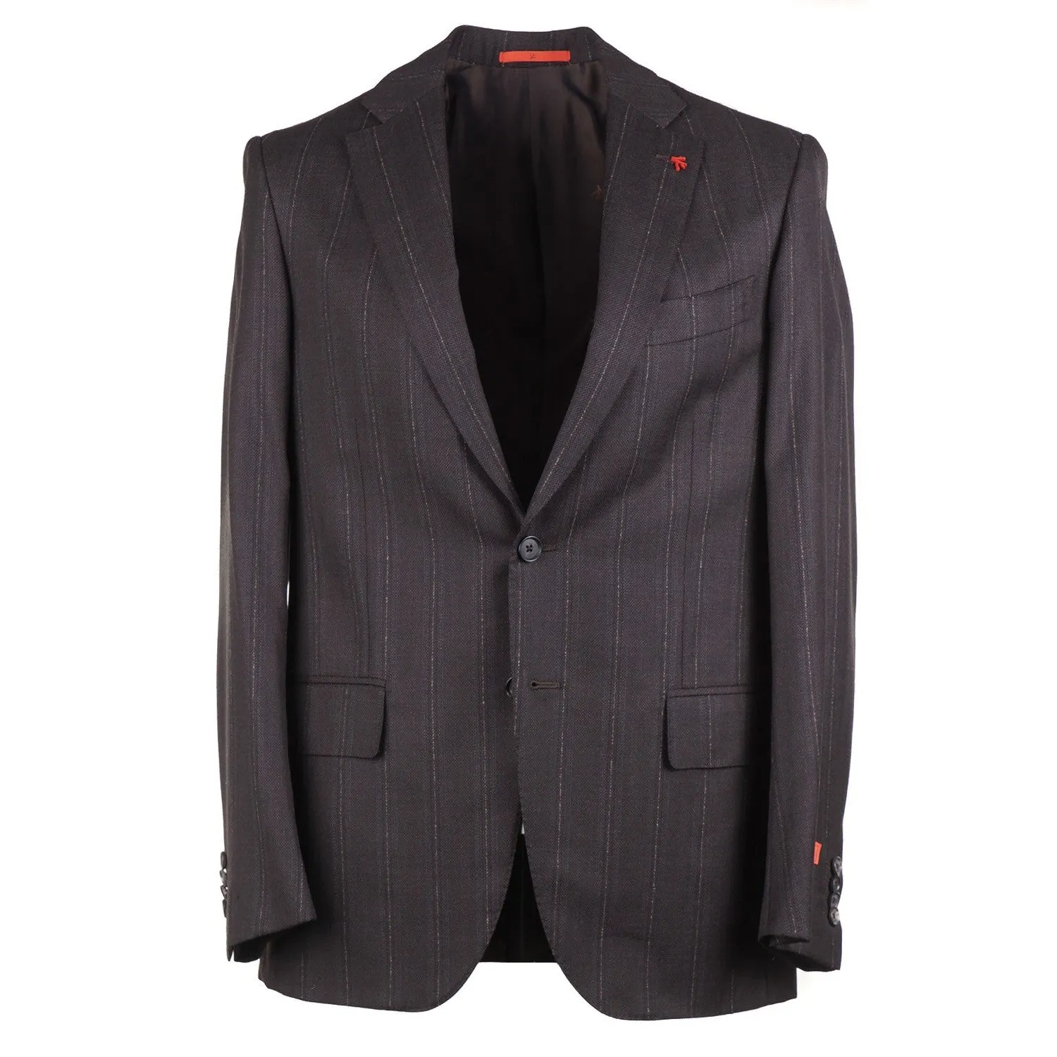 Isaia 'Sanita' Woven Stripe Wool Suit