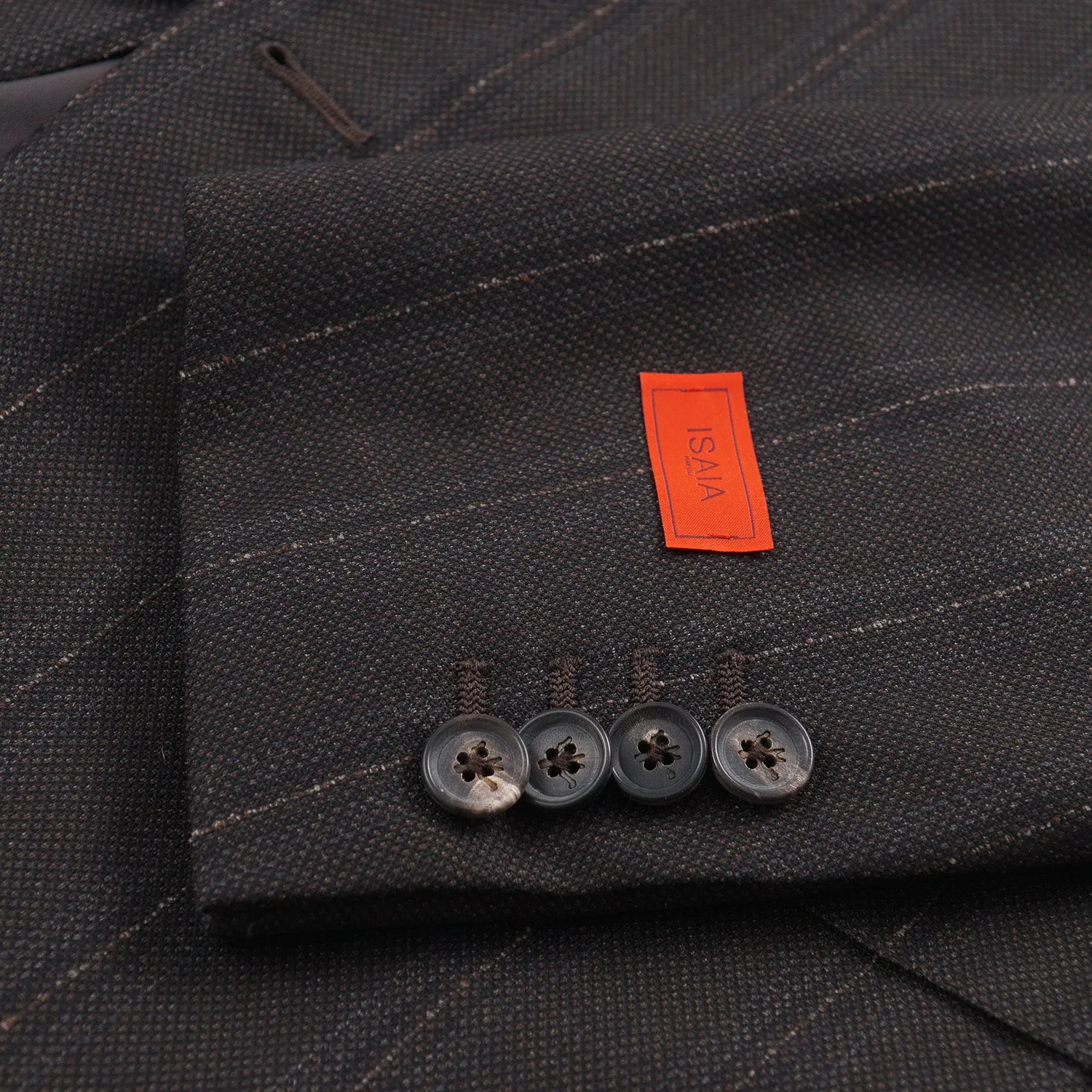 Isaia 'Sanita' Woven Stripe Wool Suit