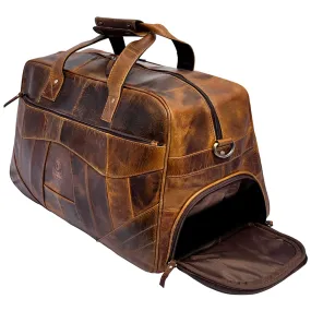 John Leather Travel Duffle Bag