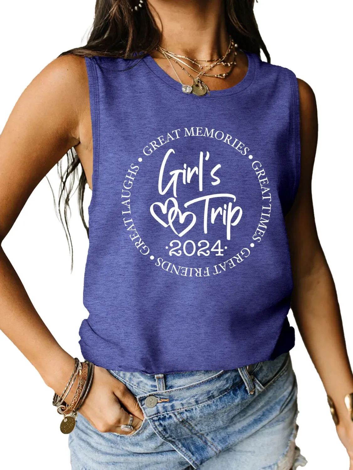 Just BE. Girl's Trip Tank