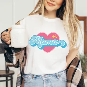 Kawaii Mama Heart Retro T Shirt