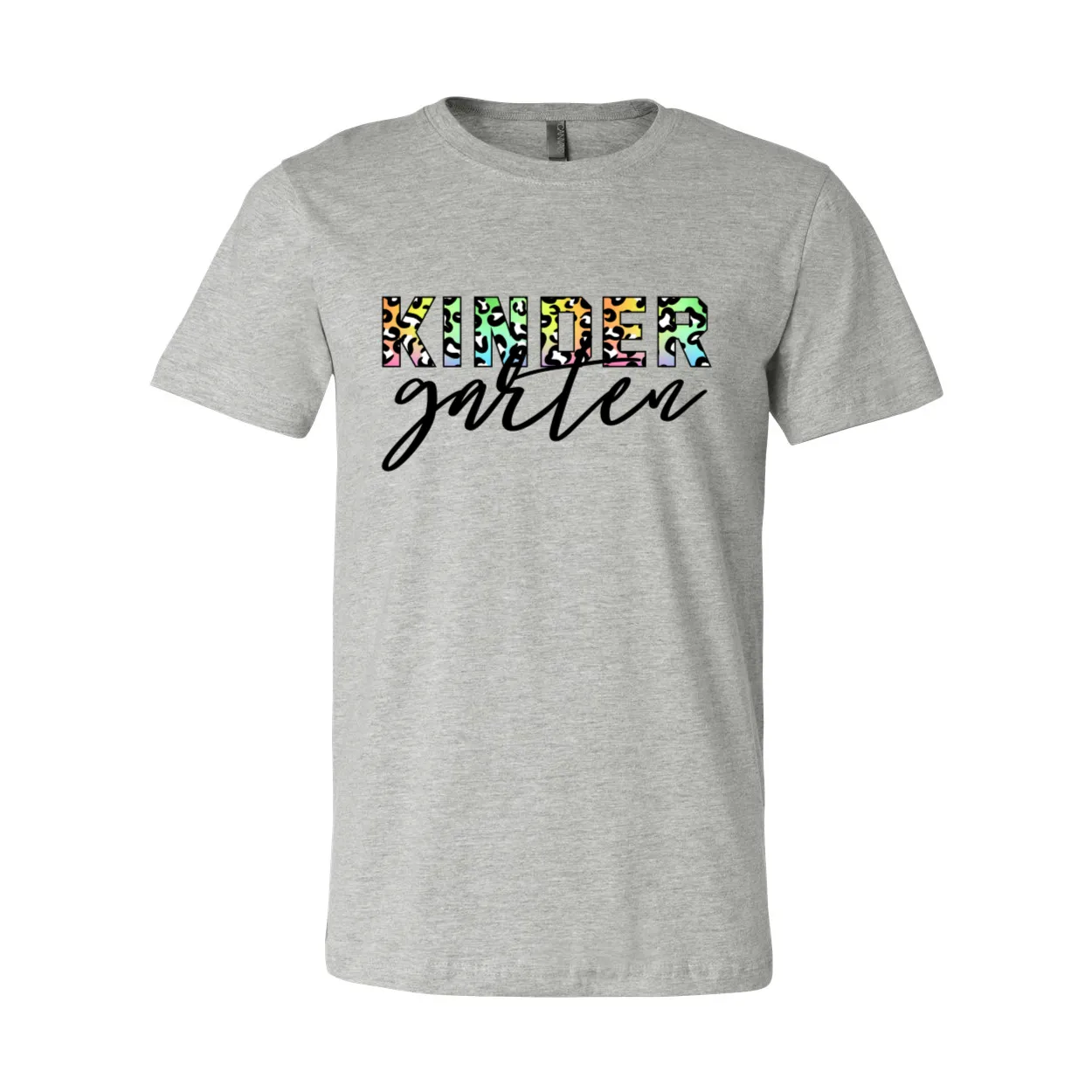 Kindergarten Colorful Animal Print T-Shirt