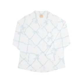 Let Me Lounge Long Sleeve Top (Women's) - Buckhead Blue Belle Meade Bow