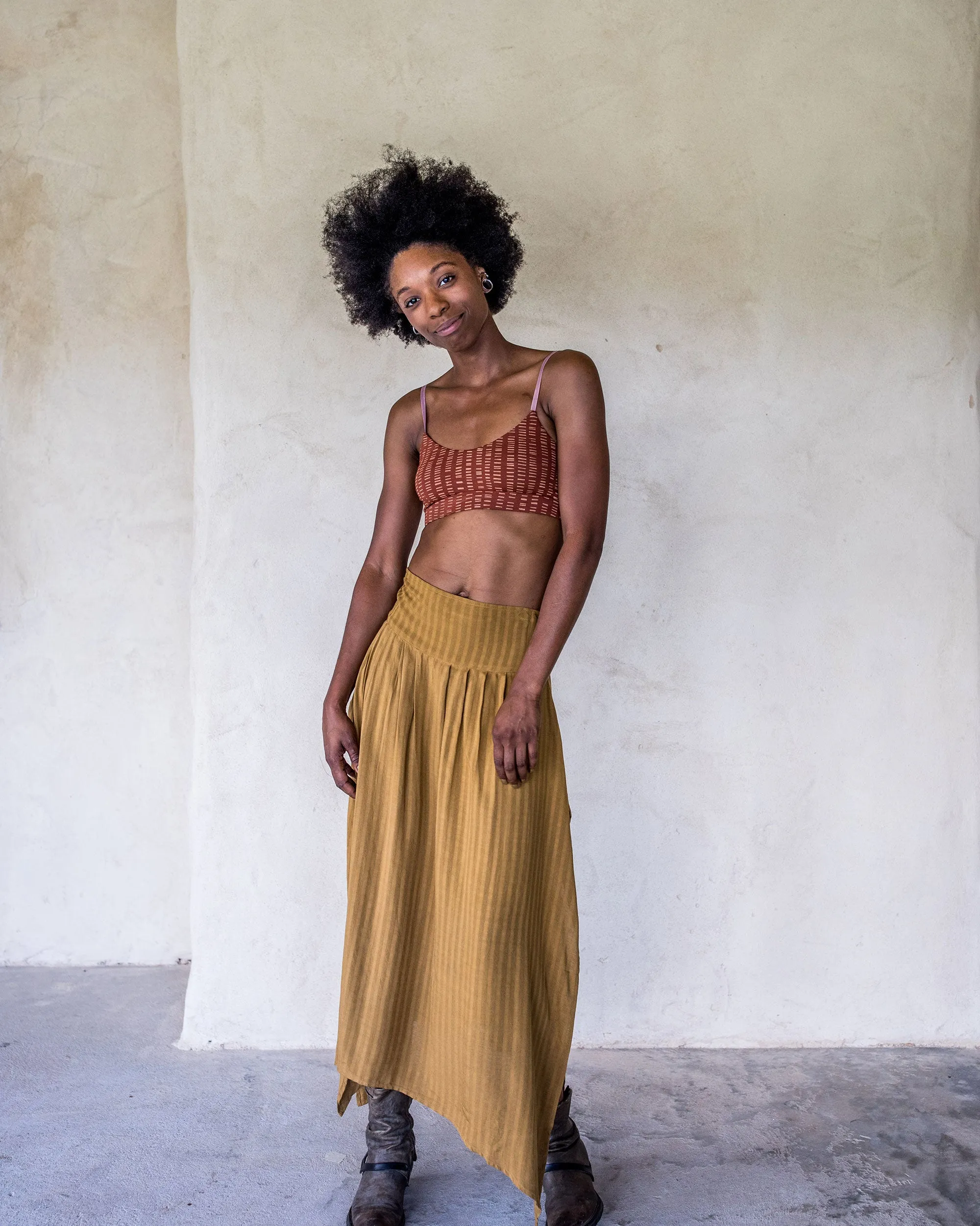Lexi crop - Ochre