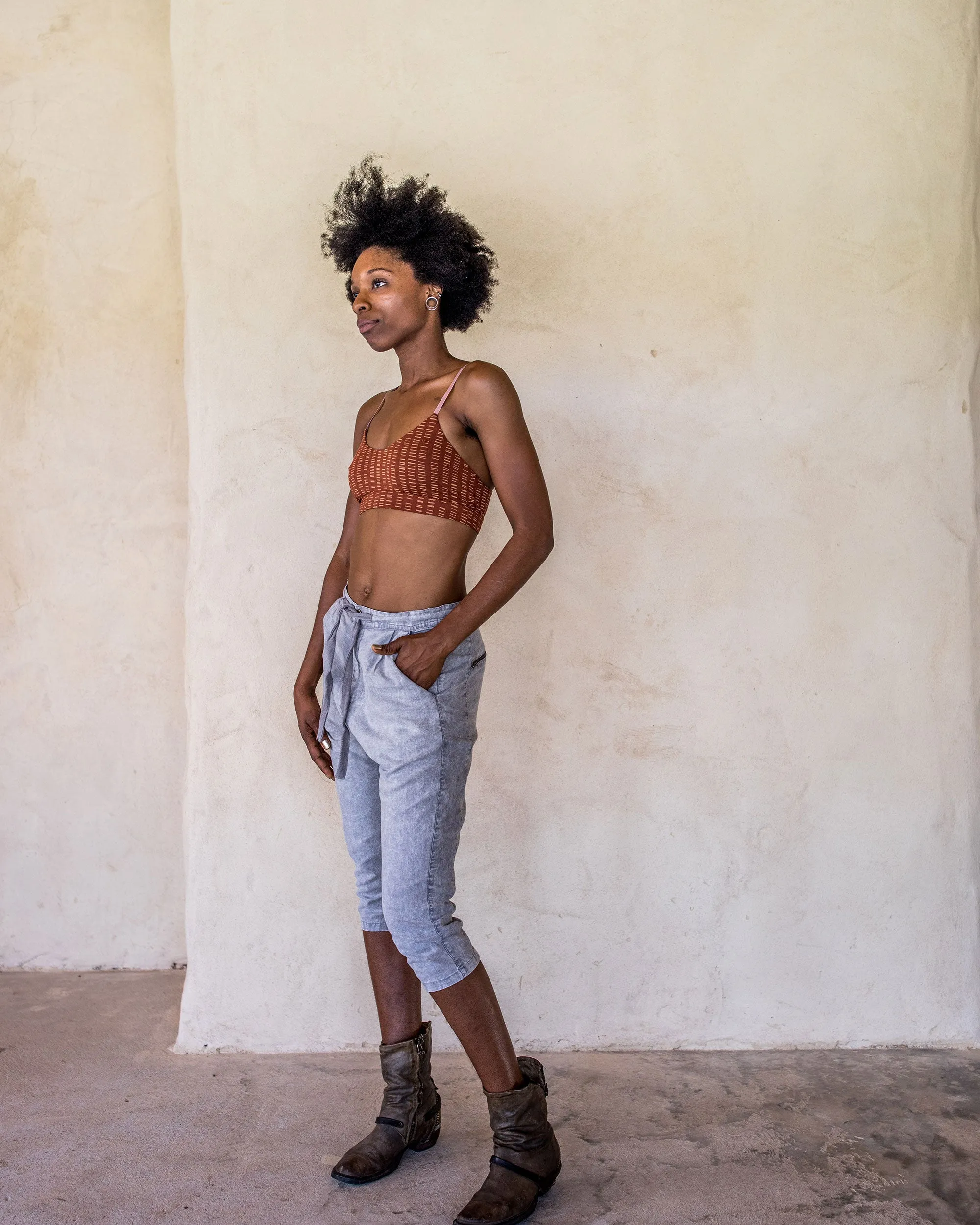 Lexi crop - Ochre