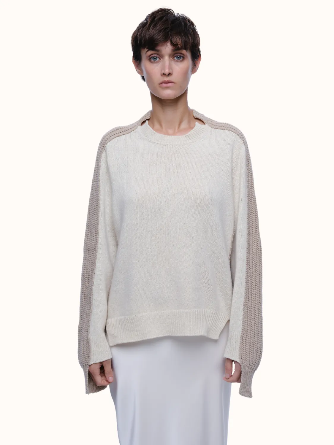 Max Crewneck in Recycled Cashmere & Recycled Wool