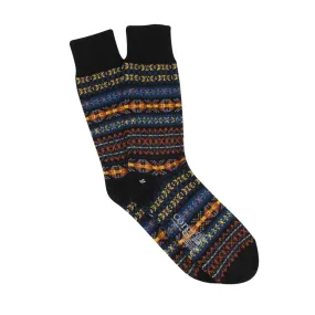 Men's Fair Isle Wool & Cotton Socks
