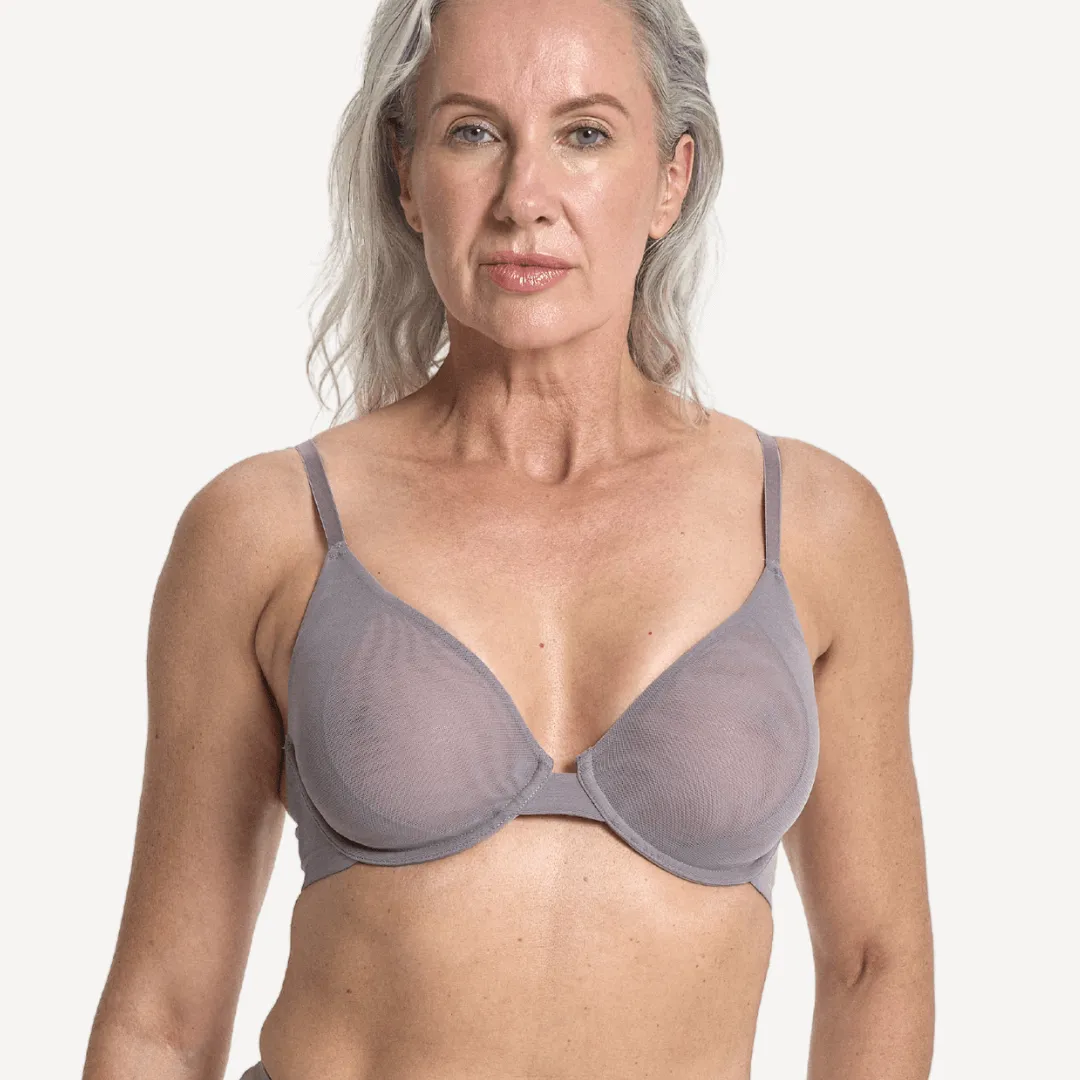 Mesh Underwire Bra