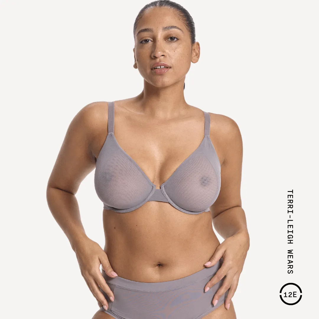 Mesh Underwire Bra