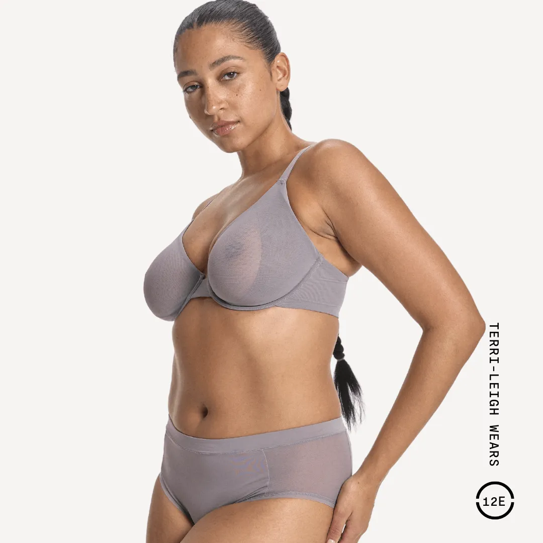 Mesh Underwire Bra