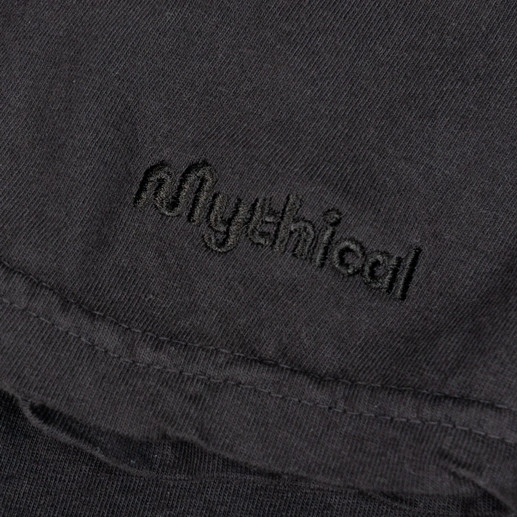 Mythical Embroidered Tee (Black)