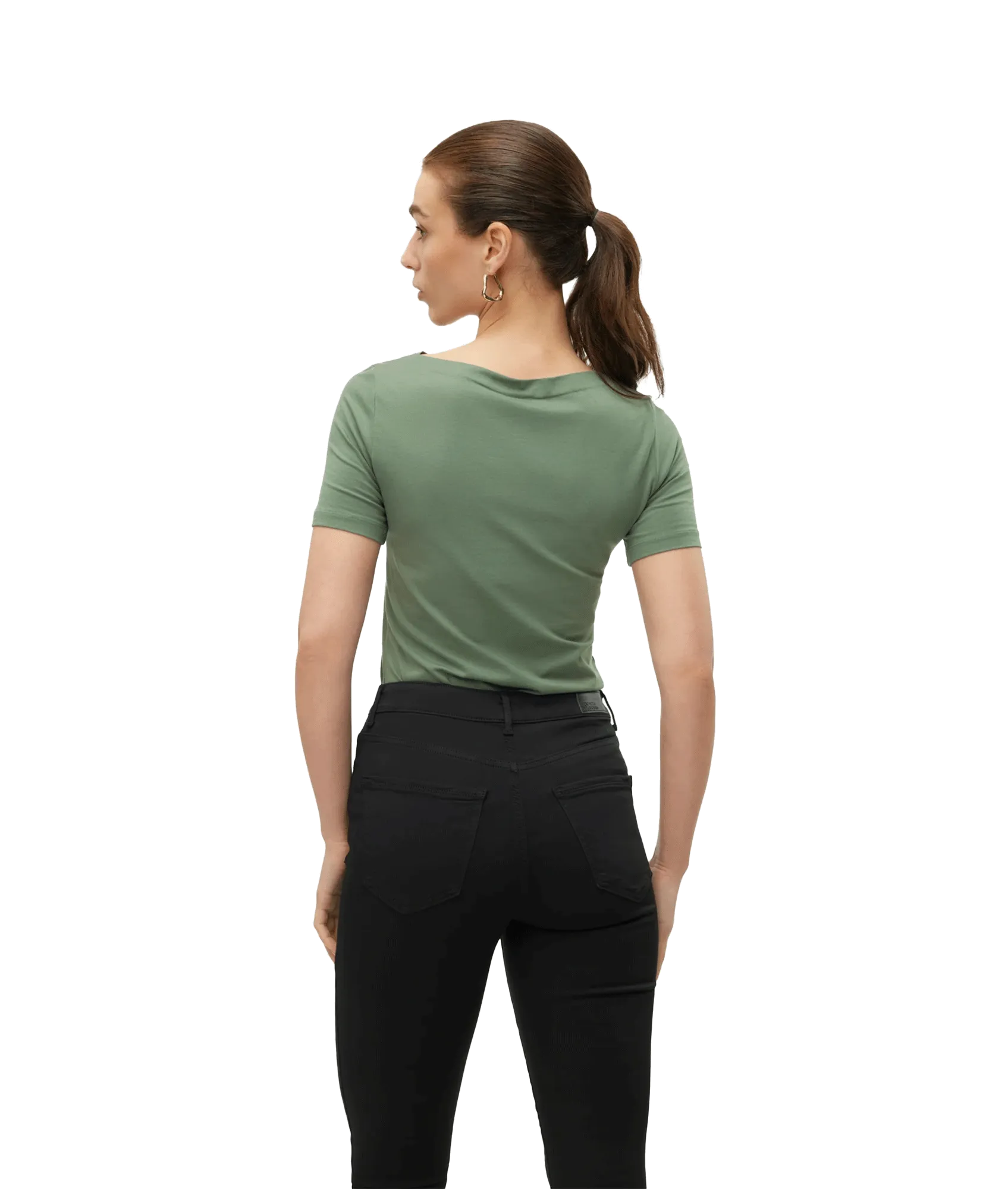 Panda Modal S/S Top - Green