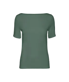 Panda Modal S/S Top - Green