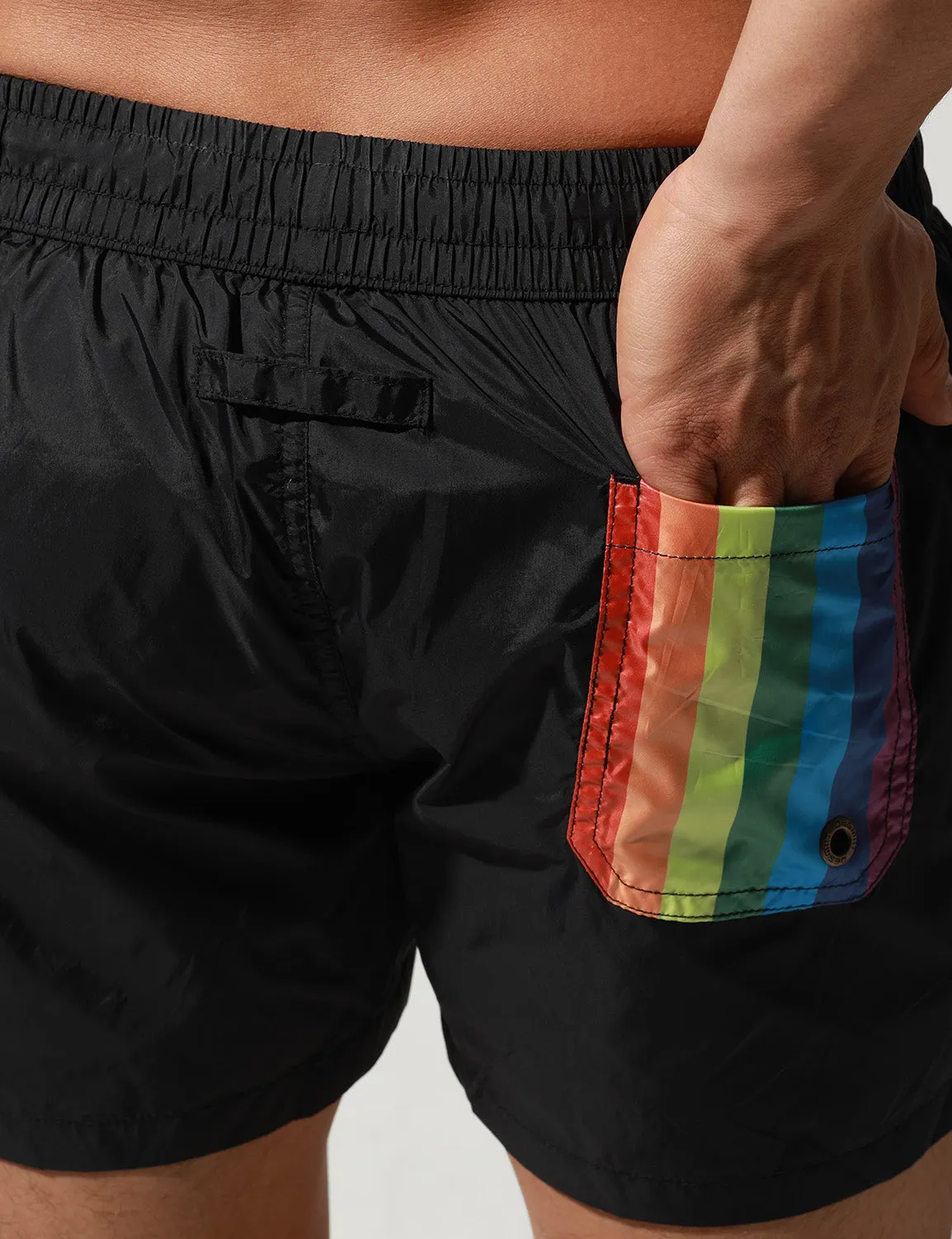 Rainbow Stripe Shorts S6019