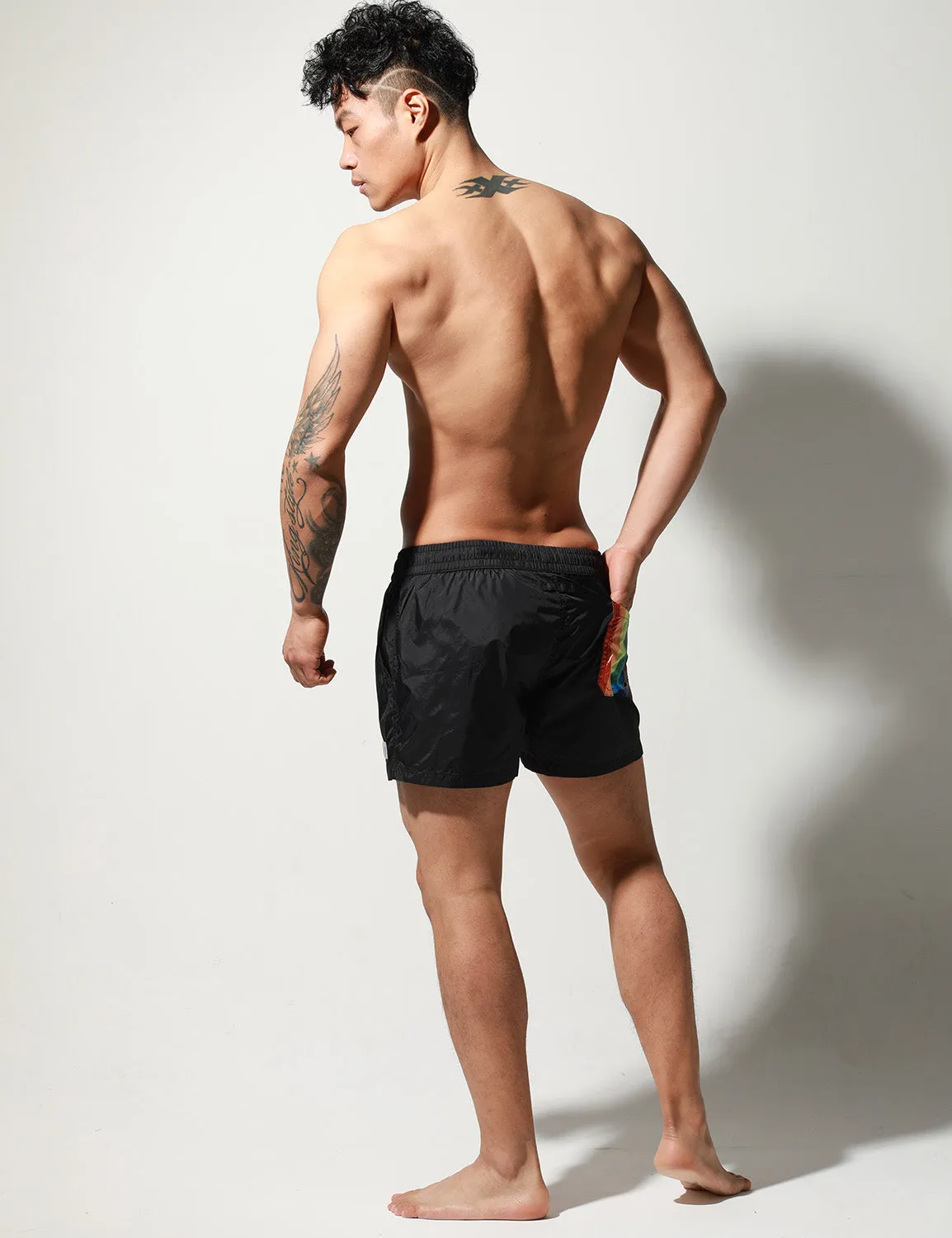 Rainbow Stripe Shorts S6019