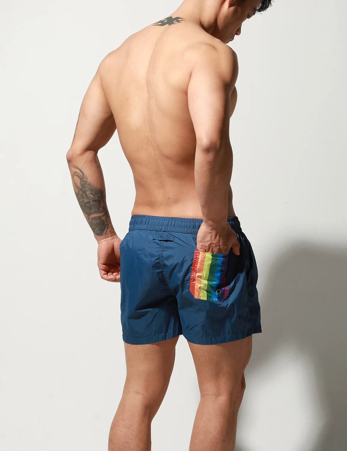 Rainbow Stripe Shorts S6019