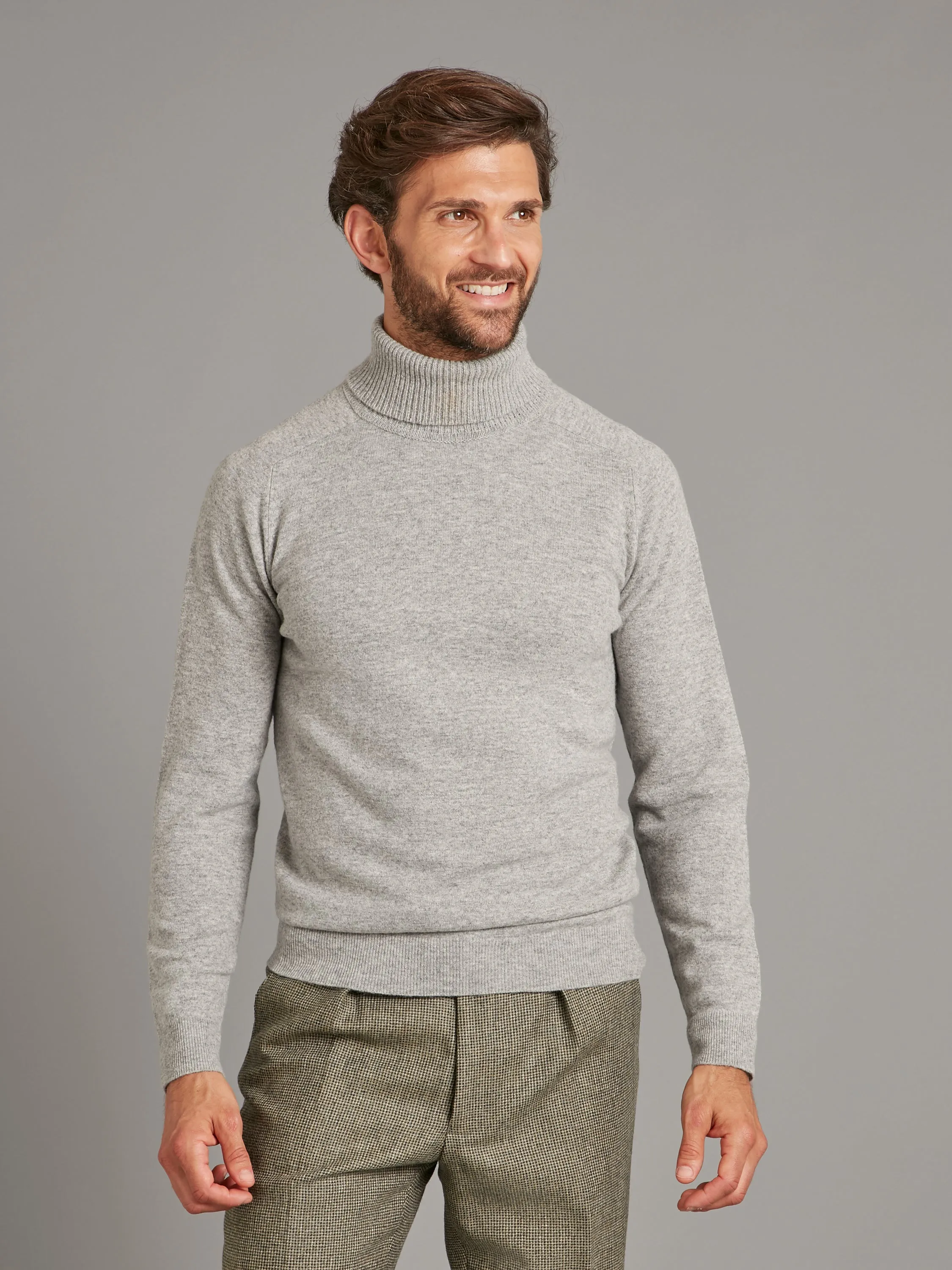 Roll Neck Super Geelong - Silver