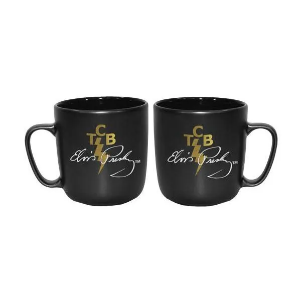 TCB Elvis Presley Signature Coffee Mug