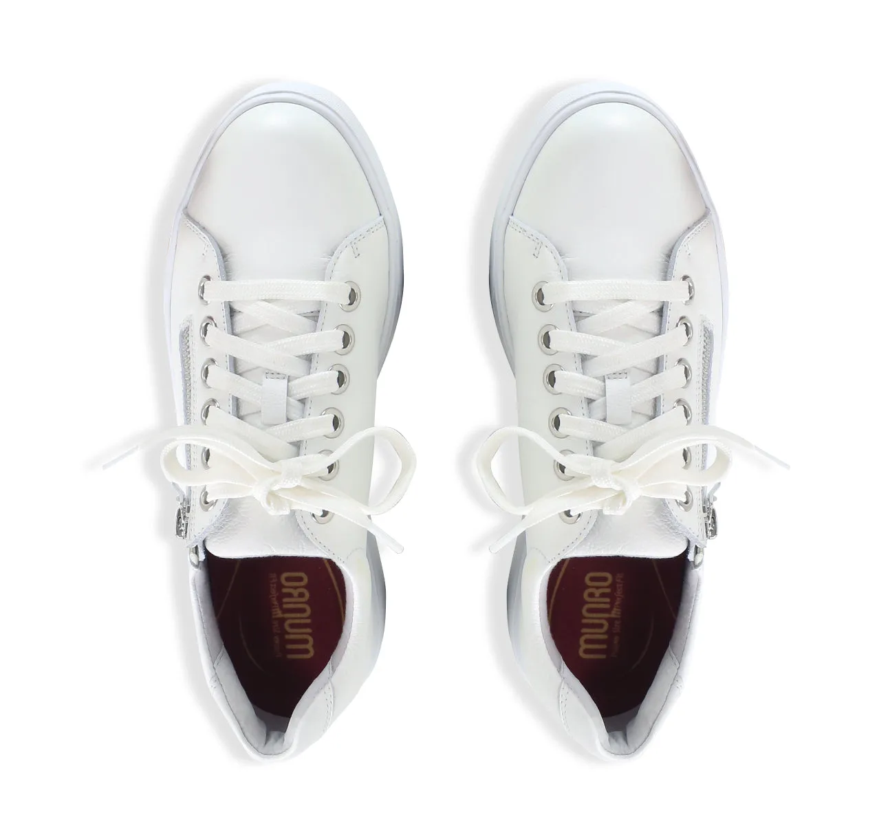 TILLY-WHITE LEATHER