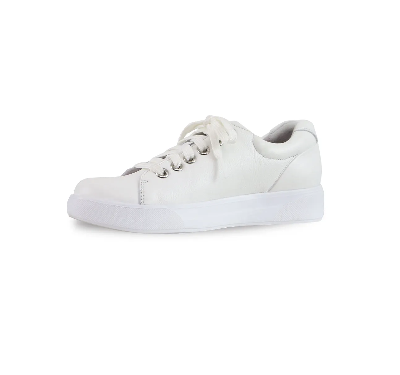 TILLY-WHITE LEATHER