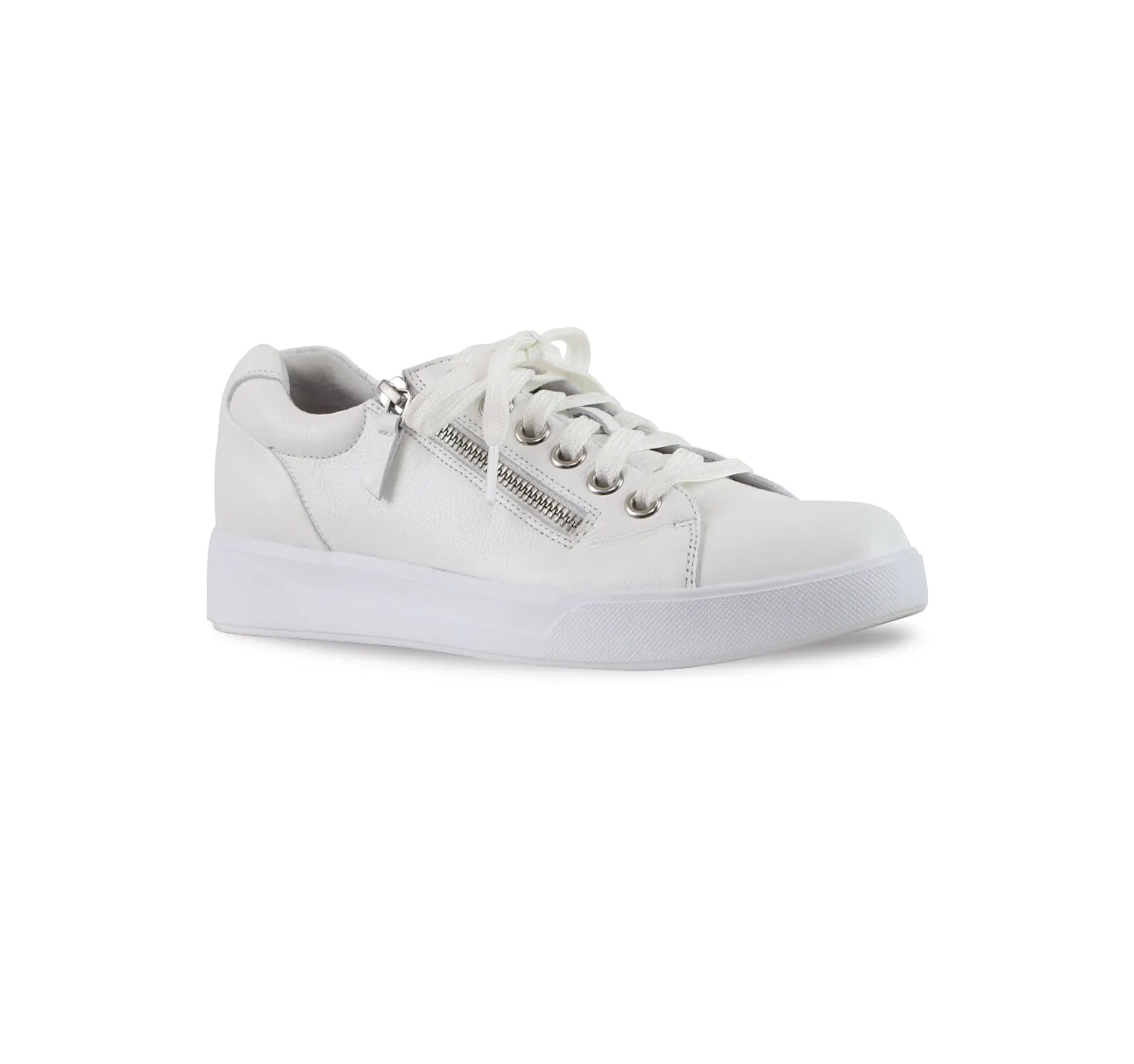 TILLY-WHITE LEATHER