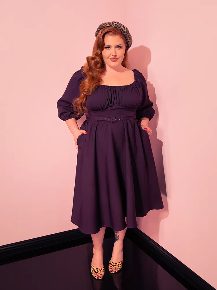 Vacation Dress in Plum - Vixen by Micheline Pitt