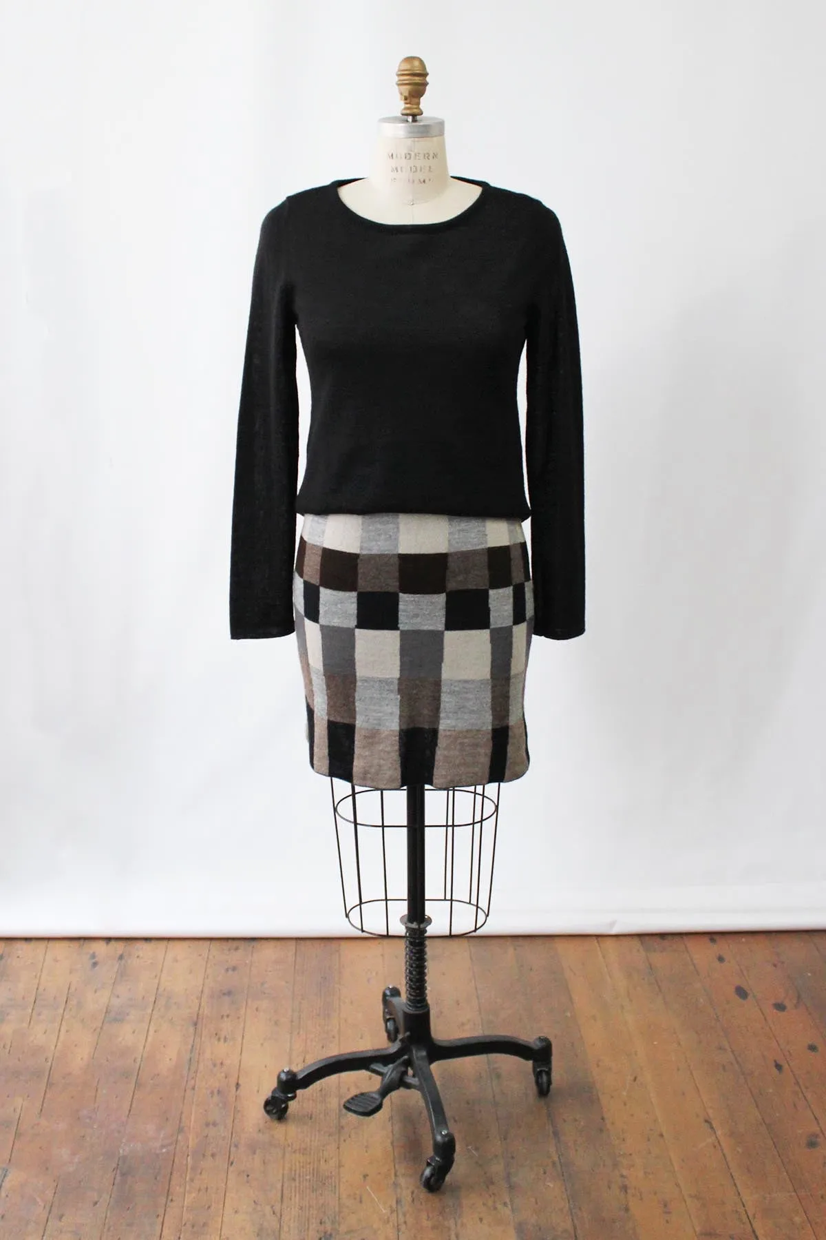Vitral Jacquard Baby Alpaca Skirt