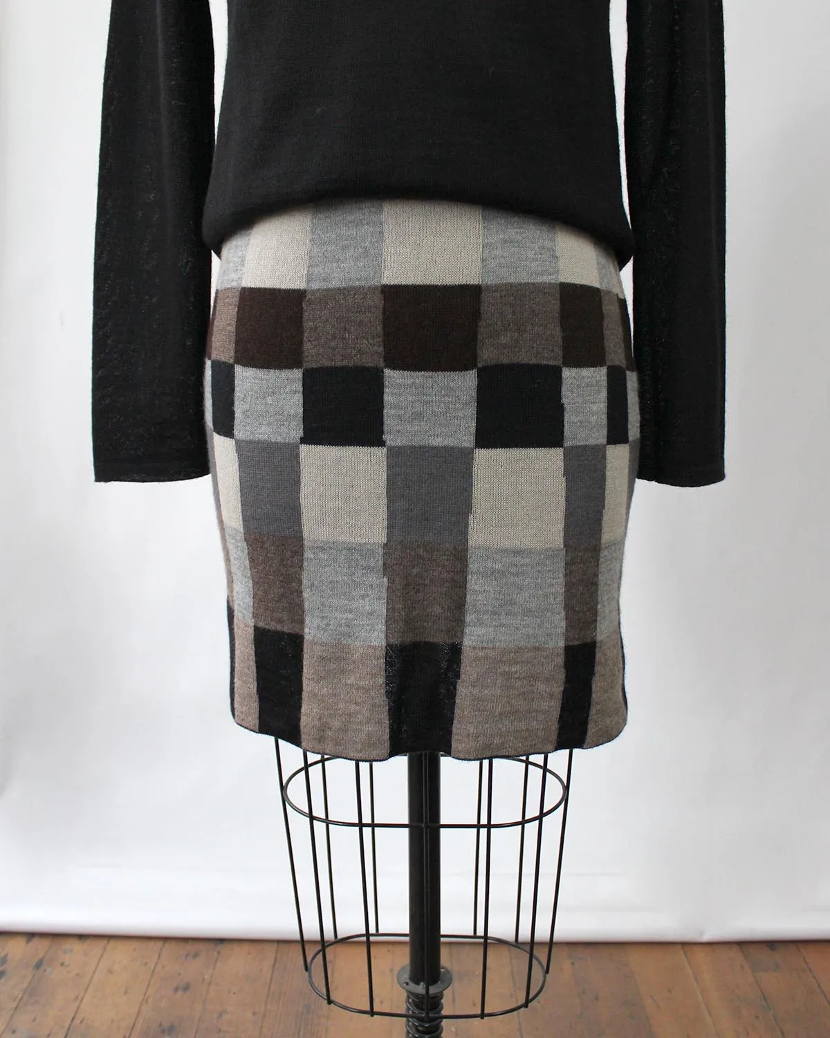 Vitral Jacquard Baby Alpaca Skirt
