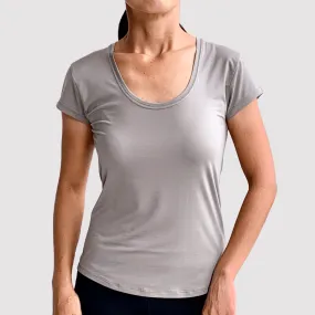 Women’s Bamboo Scoop Neck T-Shirt - Essential Range