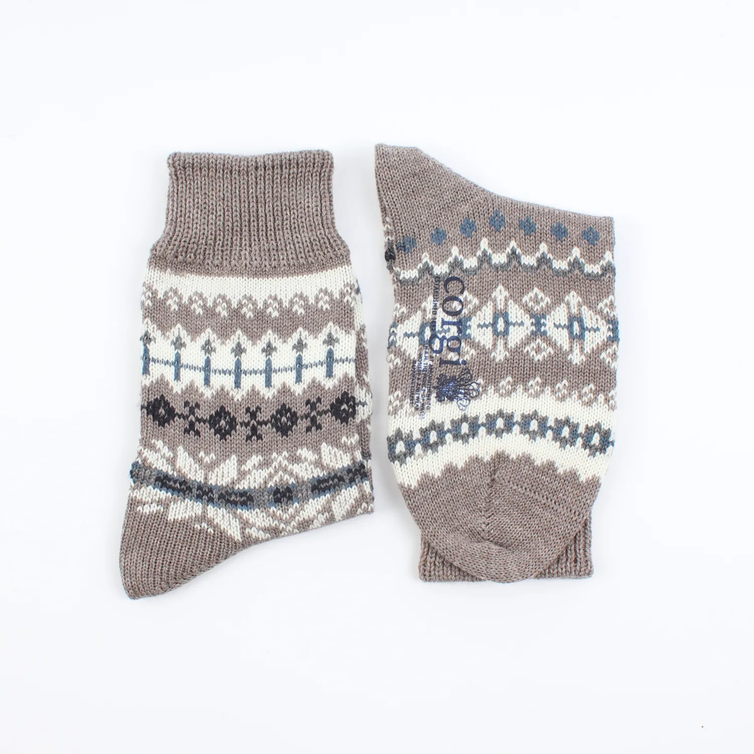 Women's Fair Isle Wool & Cotton Socks